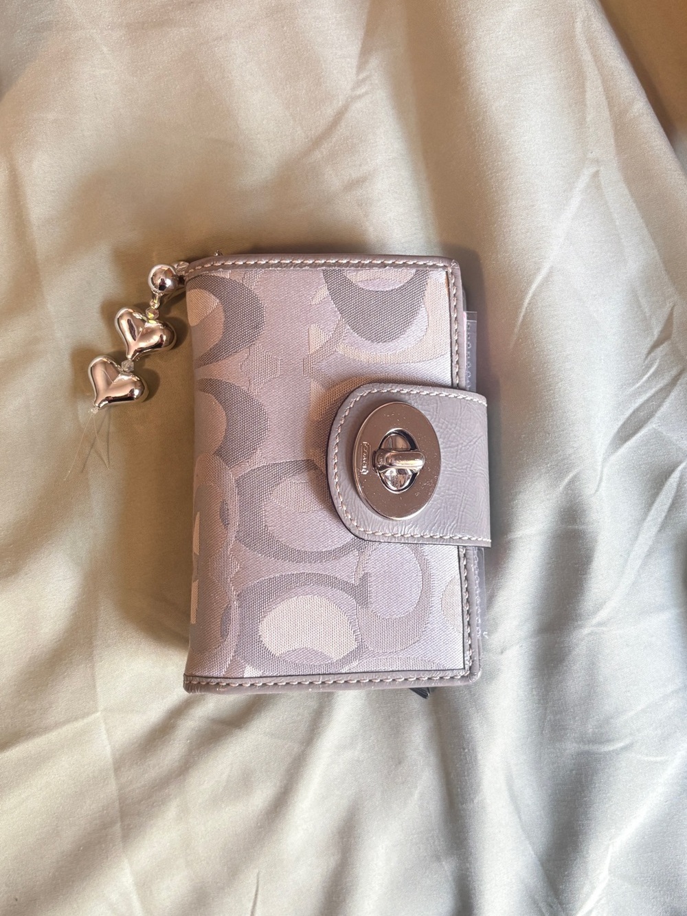 Coach Pink and Signature Canvas Cosmetic Bag Collection - Picture 2 of 13